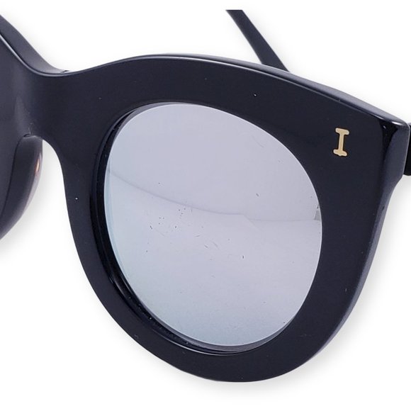 illesteva Sunglasses Boca Womens Black Handmade IT - Picture 9 of 11